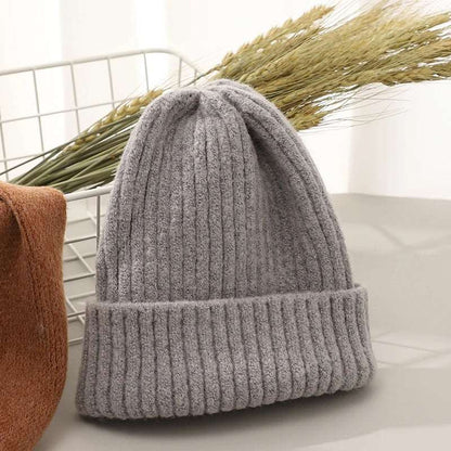 Solid Wool Knitted Beanie - Uniquely You Online - Hat