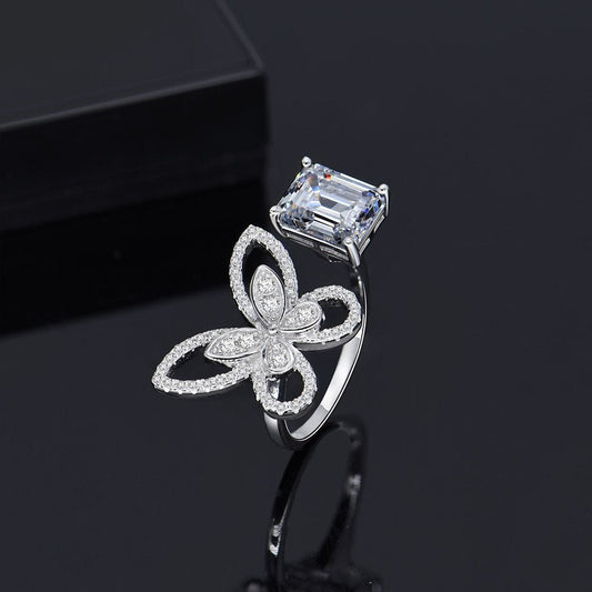Square Butterfly Ring - Uniquely You Online - Ring
