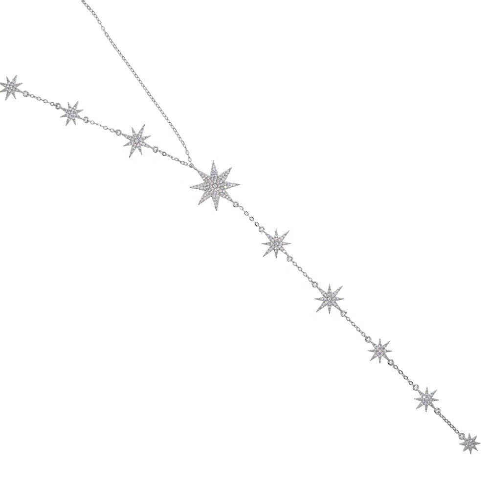 Starburst Charm Y-lariat Necklace - Uniquely You Online - Necklace