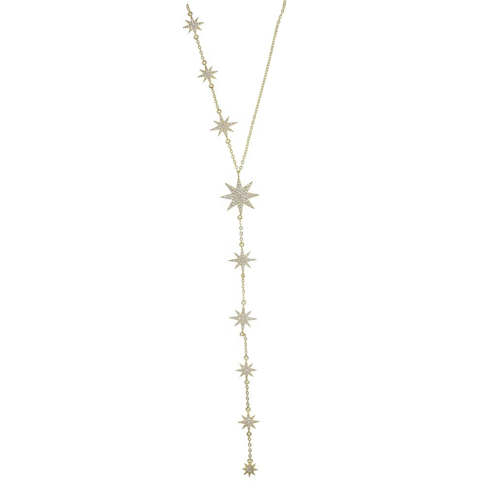 Starburst Charm Y-lariat Necklace - Uniquely You Online - Necklace