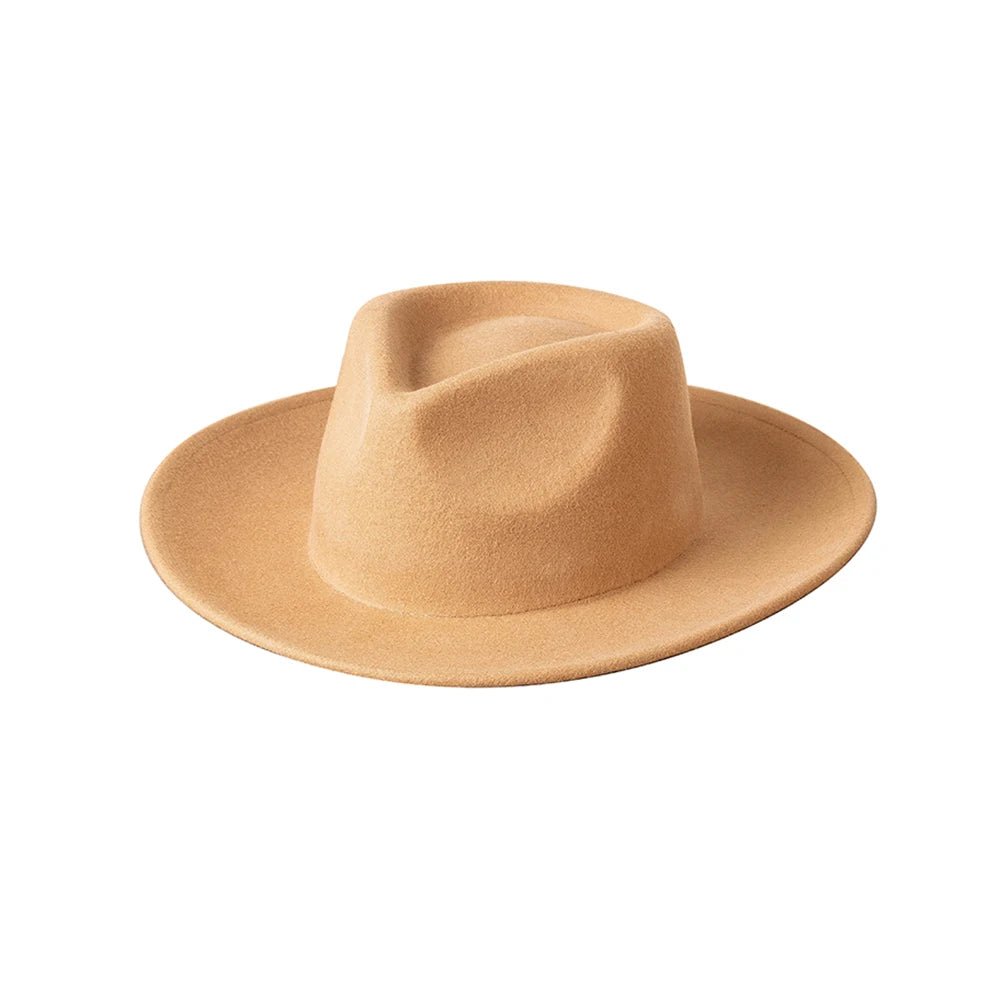 Stiff Wool Felt Wide Brim Hat - Uniquely You Online - Hat