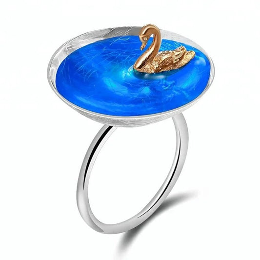 Swan in the Sea Ring - Uniquely You Online - Ring