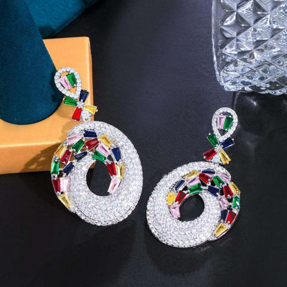 Swirl Colorful Earrings - Uniquely You Online - Earrings