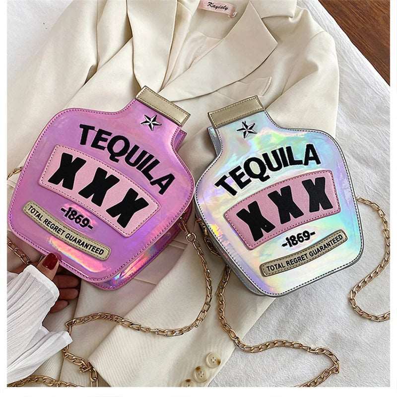 Tequila Glitter Novelty Bag - Uniquely You Online - Handbag