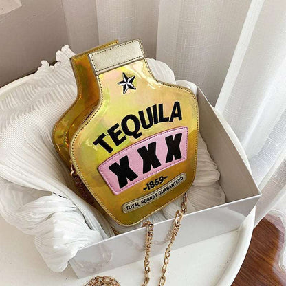 Tequila Glitter Novelty Bag - Uniquely You Online - Handbag