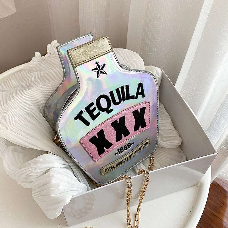 Tequila Glitter Novelty Bag - Uniquely You Online - Handbag