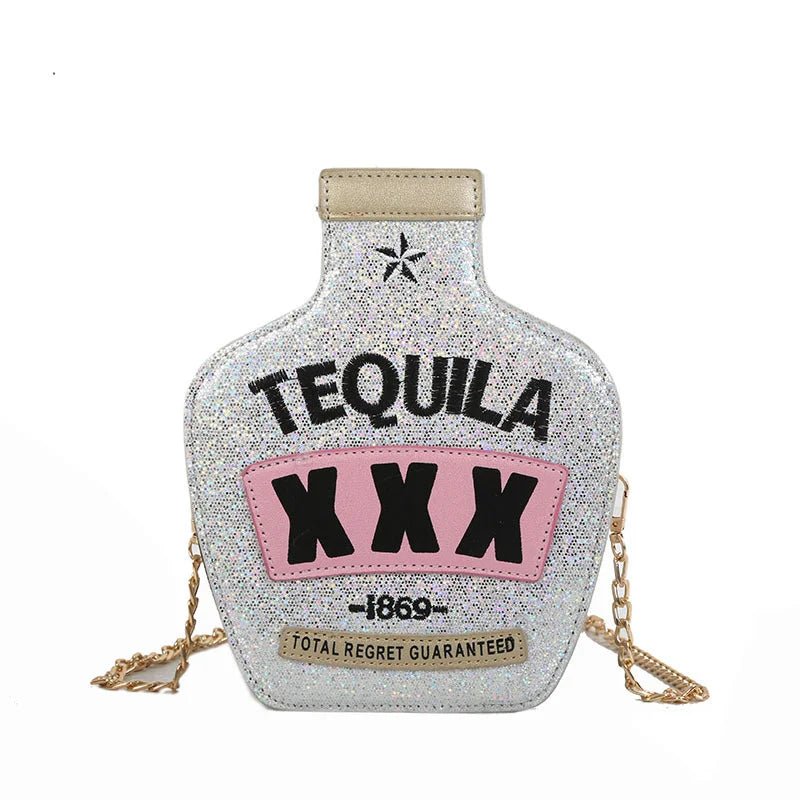 Tequila Glitter Novelty Bag - Uniquely You Online - Handbag