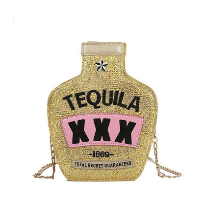 Tequila Glitter Novelty Bag - Uniquely You Online - Handbag