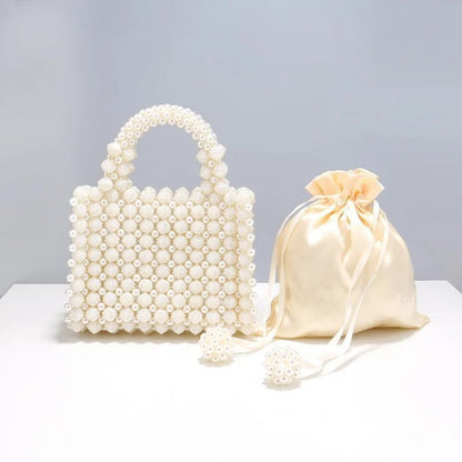 Textured Pearl Mini Tote Bag - Uniquely You Online - Handbag