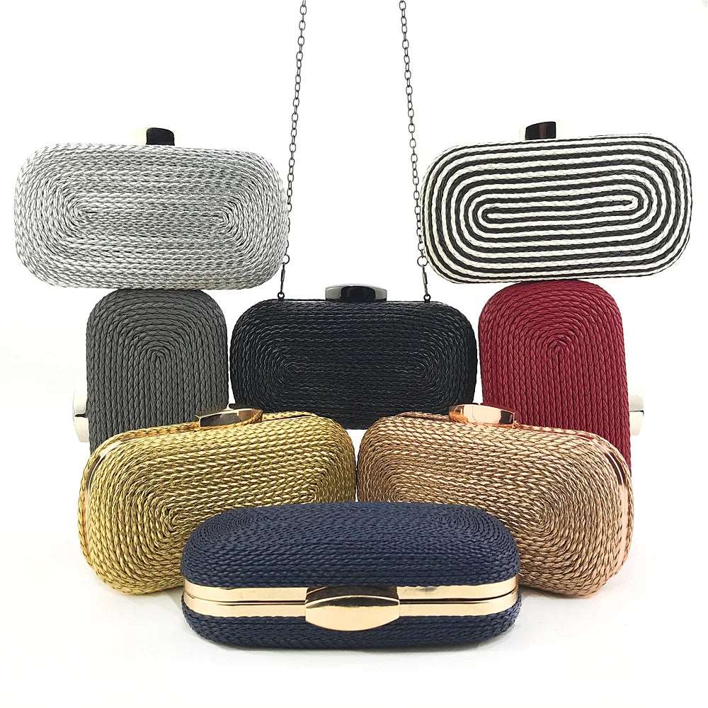 Tight Woven Clutch - Uniquely You Online - Clutch