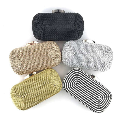 Tight Woven Clutch - Uniquely You Online - Clutch