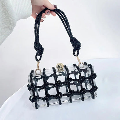 Transparent Acrylic Cage Bag - Uniquely You Online - Handbag