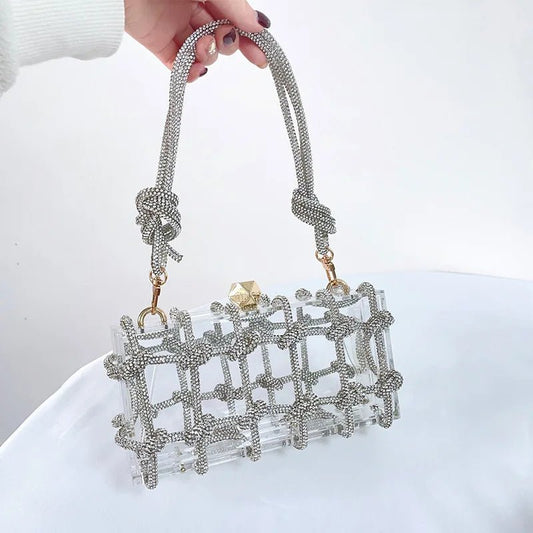 Transparent Acrylic Cage Bag - Uniquely You Online - Handbag