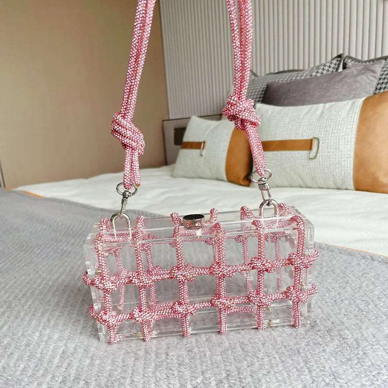 Transparent Acrylic Cage Bag - Uniquely You Online - Handbag