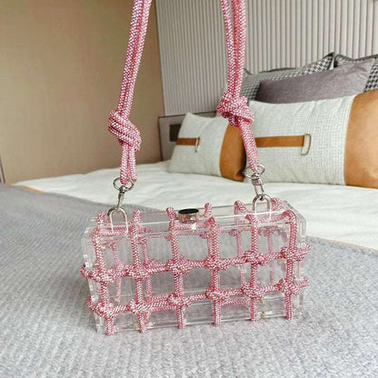 Transparent Acrylic Cage Bag - Uniquely You Online - Handbag