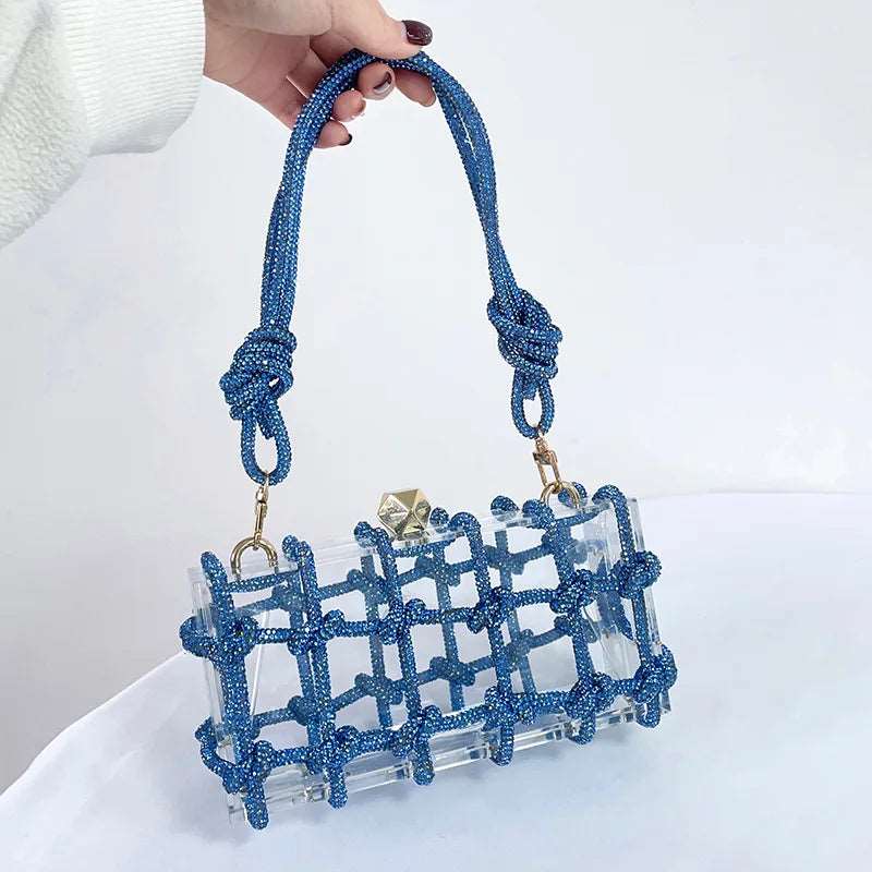 Transparent Acrylic Cage Bag - Uniquely You Online - Handbag