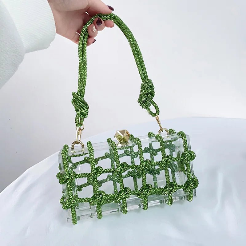 Transparent Acrylic Cage Bag - Uniquely You Online - Handbag