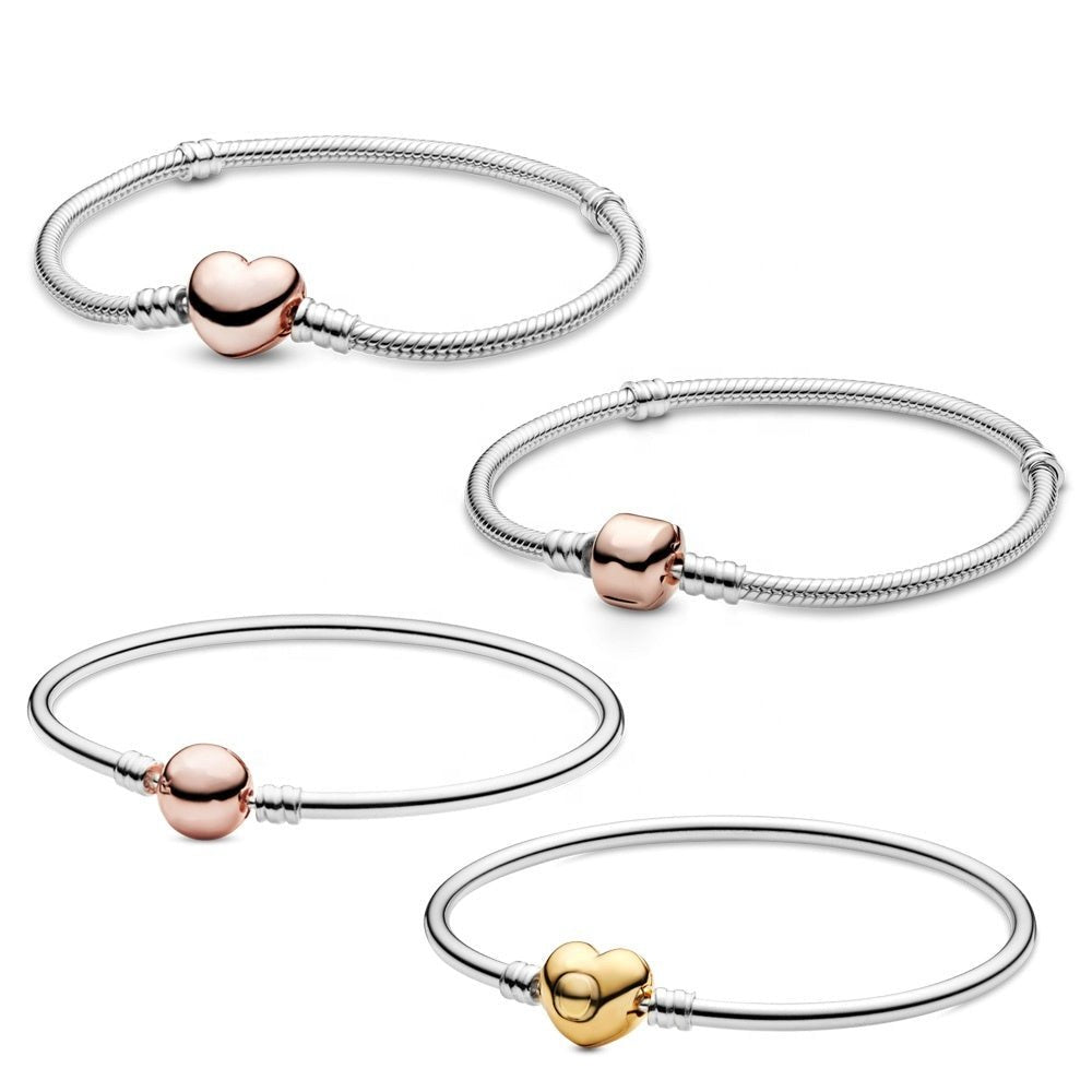 Two-tone Charm Bracelets - Uniquely You Online - Bracelet Charm
