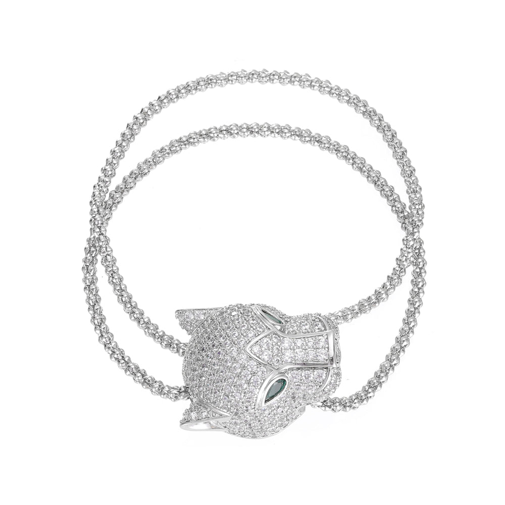 Versatile Leopard Pendant Necklace and Bracelet - Uniquely You Online - Chain and Bracelet