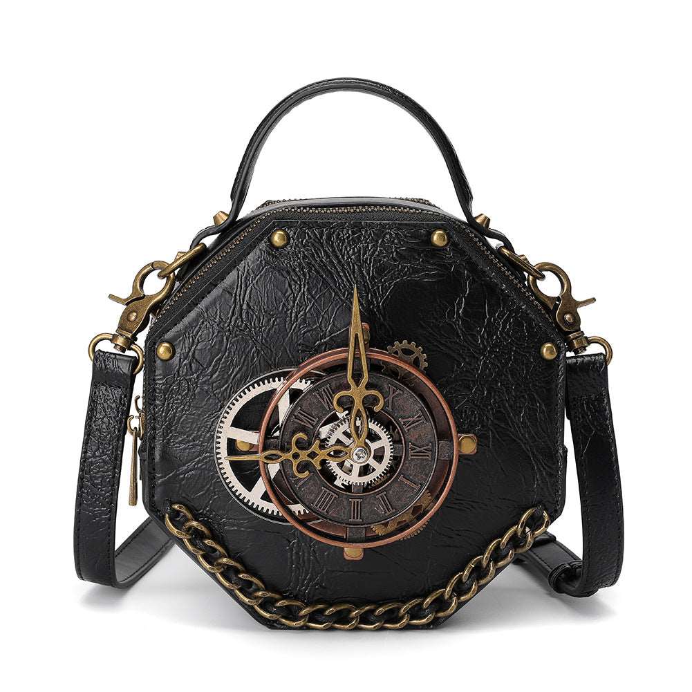 Vintage Clock Handbag - Uniquely You Online - Handbag