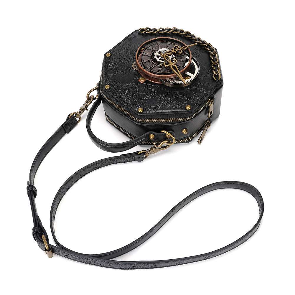 Vintage Clock Handbag - Uniquely You Online - Handbag