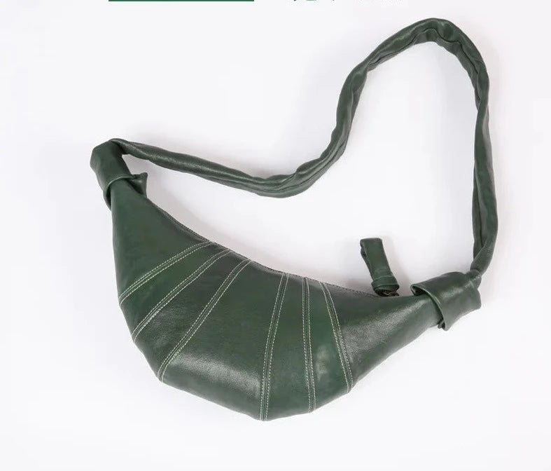 Vintage Croissant Leather Bag - Uniquely You Online - Crossbody