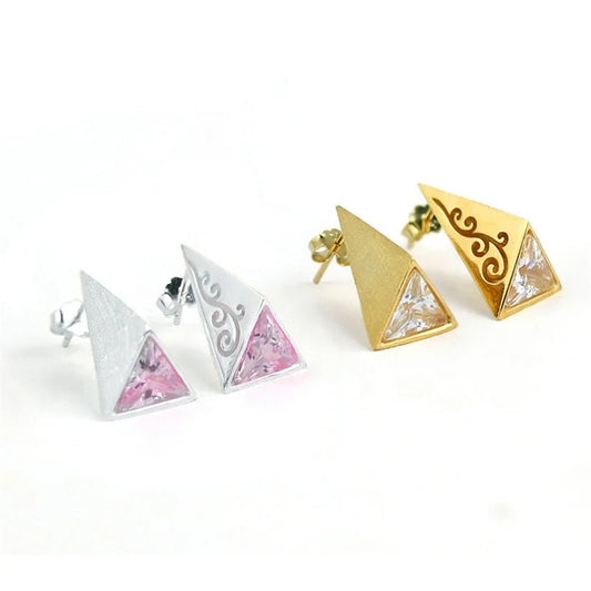 Vintage Pyramid Stud Earrings - Uniquely You Online - Earrings