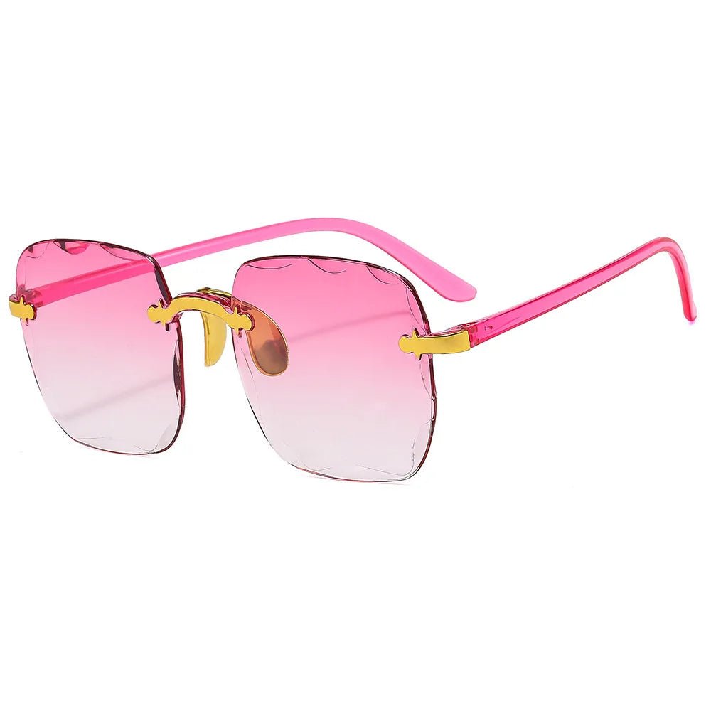 Vintage Rimless Gradient Sunglasses - Uniquely You Online - Sunglasses