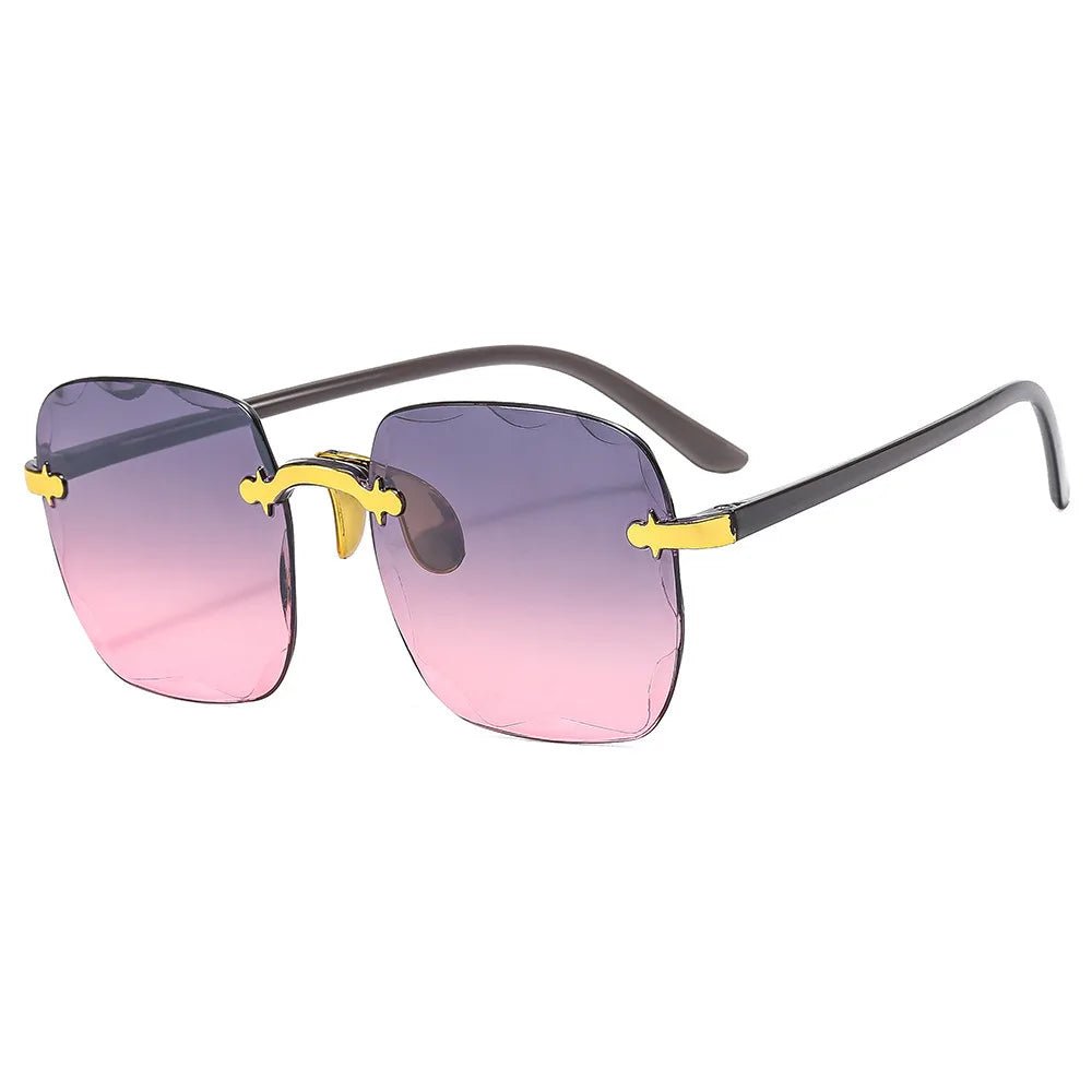 Vintage Rimless Gradient Sunglasses - Uniquely You Online - Sunglasses