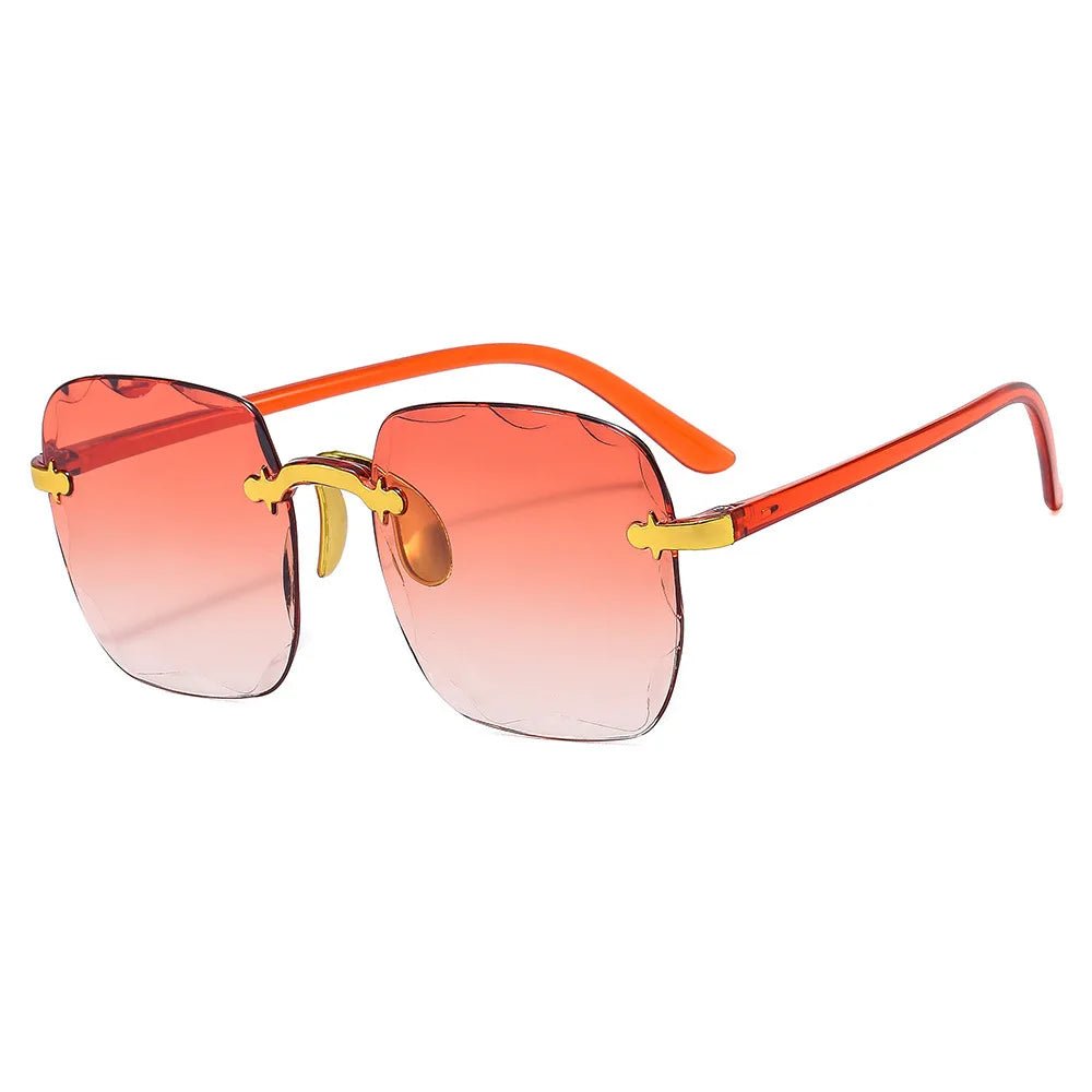 Vintage Rimless Gradient Sunglasses - Uniquely You Online - Sunglasses