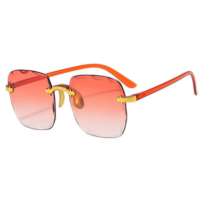 Vintage Rimless Gradient Sunglasses - Uniquely You Online - Sunglasses