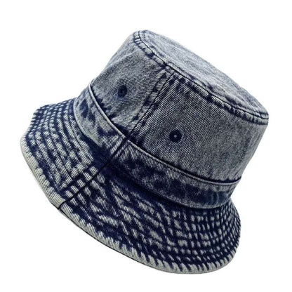 Washed Vintage Jean Denim Bucket - Uniquely You Online - Hat