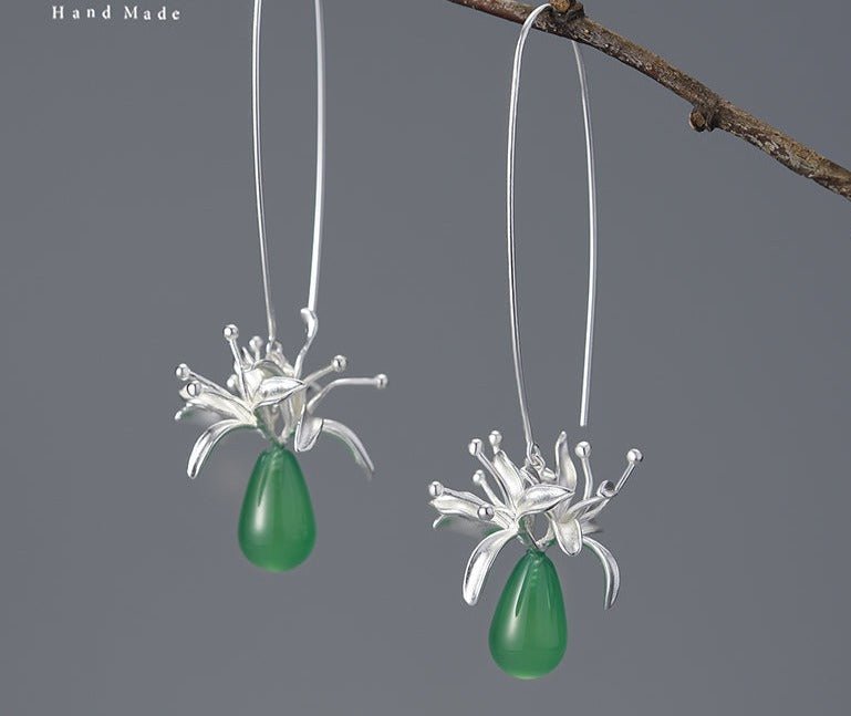 Water Drop Lily Earrings - Uniquely You Online - Earrings