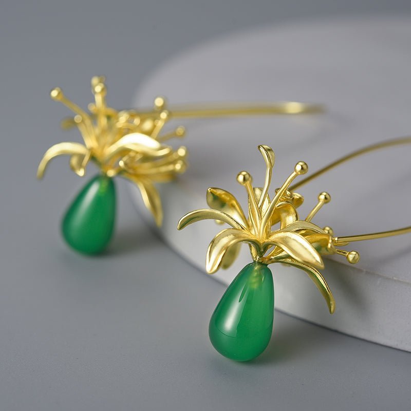 Water Drop Lily Earrings - Uniquely You Online - Earrings