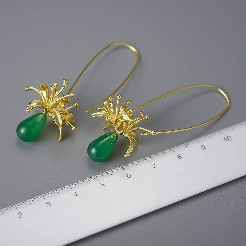 Water Drop Lily Earrings - Uniquely You Online - Earrings