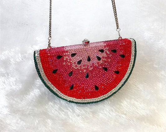 Watermelon Crystal Clutch - Uniquely You Online - Clutch