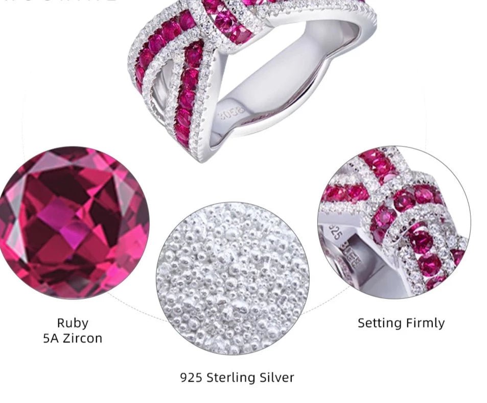 White Ruby Ribbon Ring - Uniquely You Online - Ring
