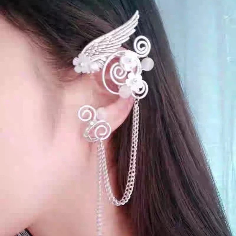 Winged Tassle Ear Cuff - Uniquely You Online - Ear Cuff