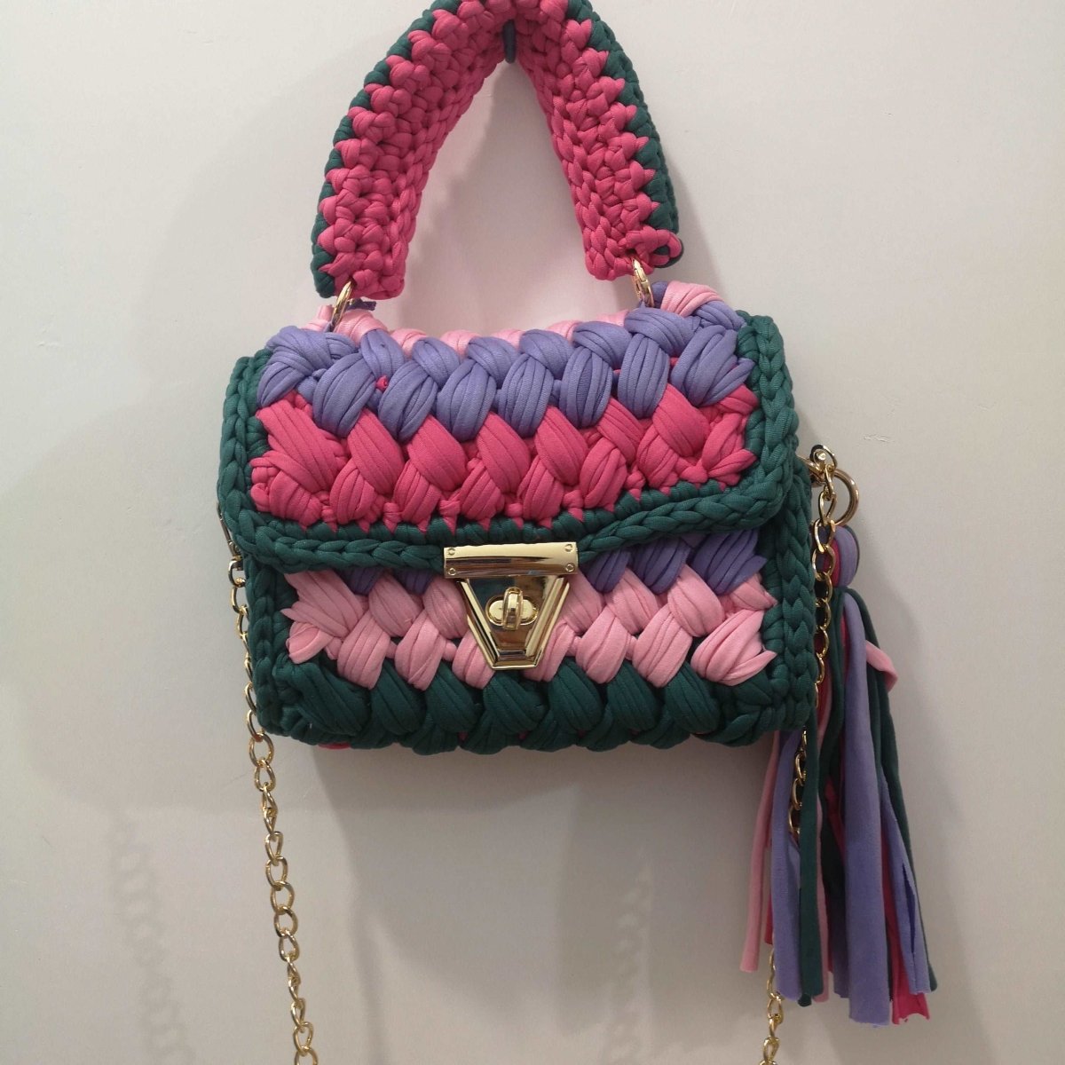 Yarn Crochet Bag - Uniquely You Online - Handbag