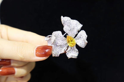 Yellow Butterfly Ring and Brooch - Uniquely You Online - Ring and Brooch