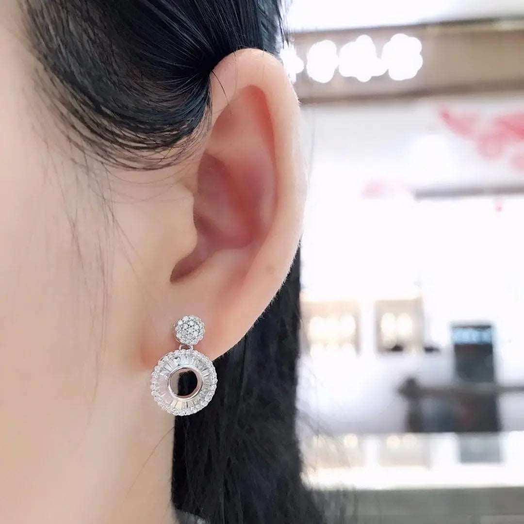 0.52ct Diamond Hollow Disk Earrings - Uniquely You Online - Earrings