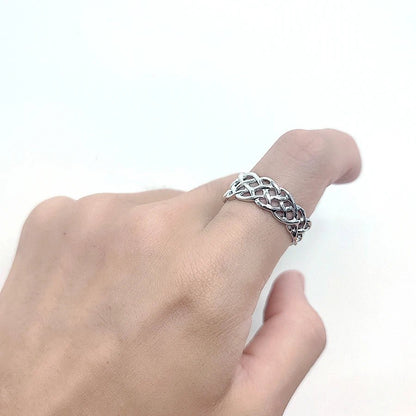 10mm Square Woven Link Ring - Uniquely You Online - Ring