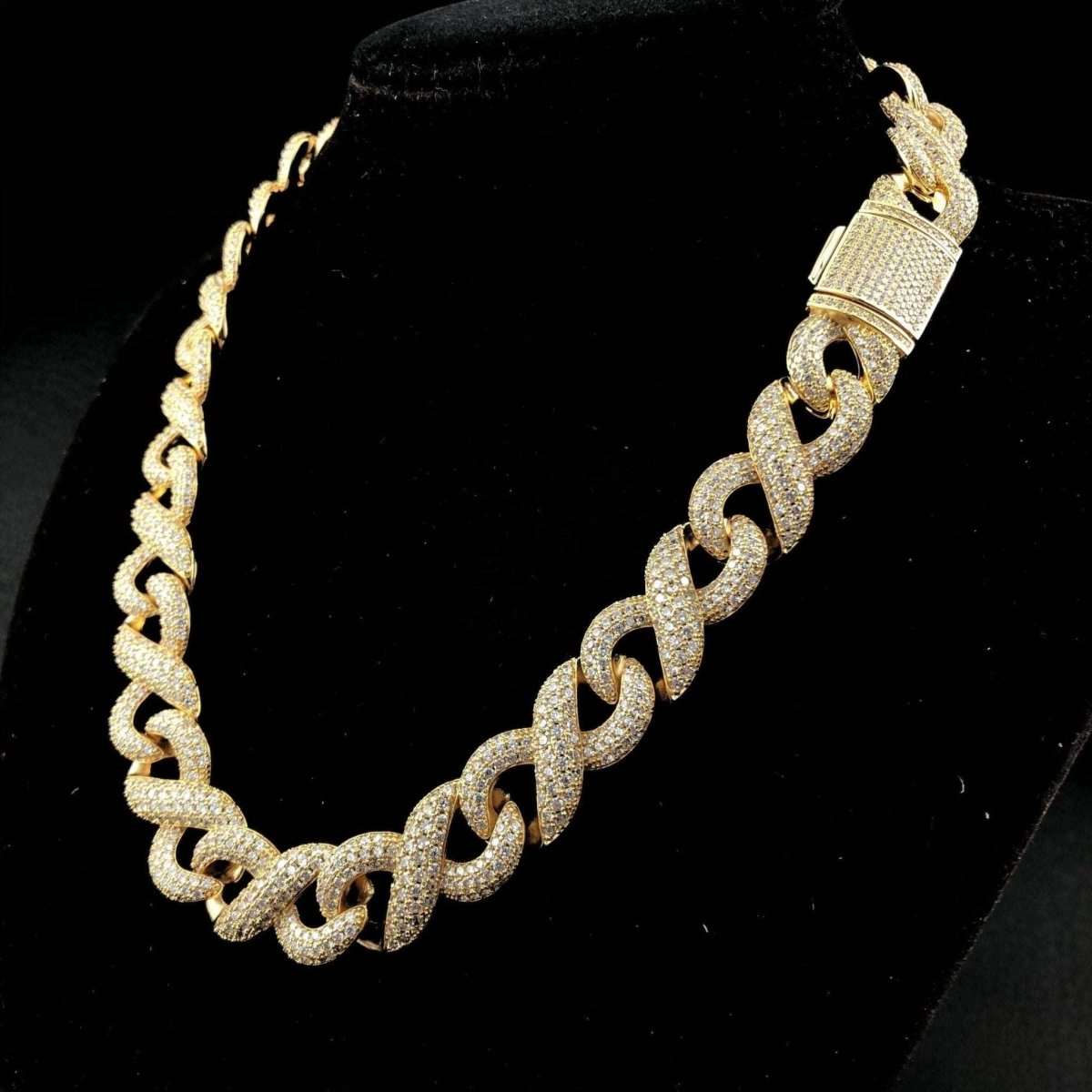 15mm CZ Infinity Link Chain and Bracelet (variety) - Uniquely You Online - Chain and Bracelet