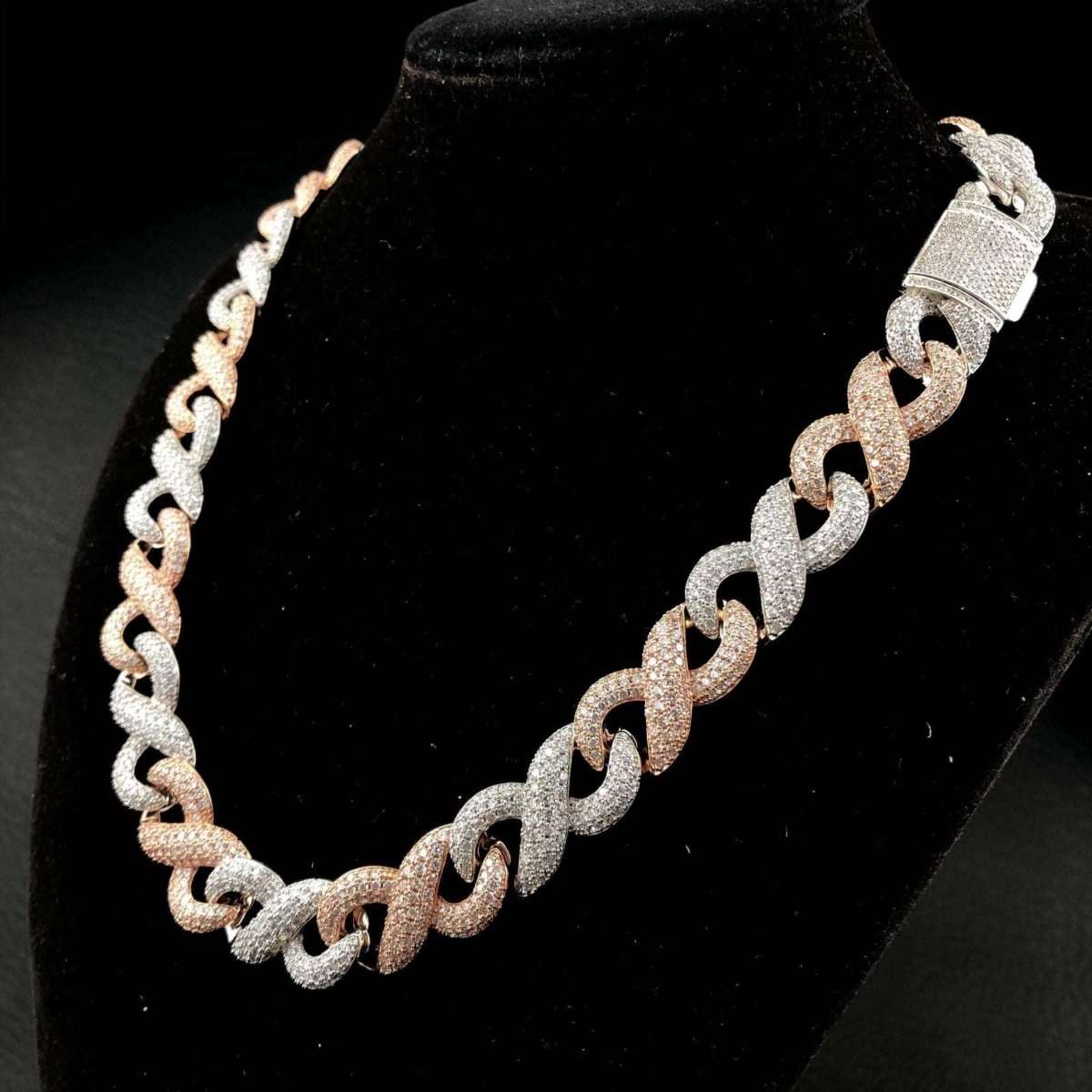 15mm CZ Infinity Link Chain and Bracelet (variety) - Uniquely You Online - Chain and Bracelet