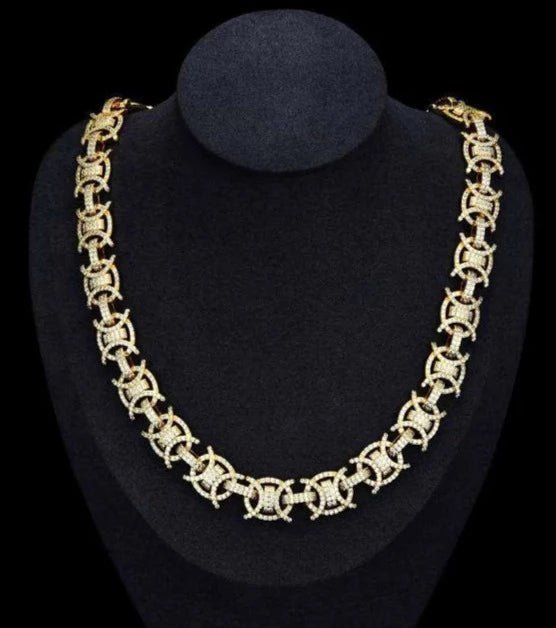 15mm Horn Link Moissanite Chain - Uniquely You Online - Chain