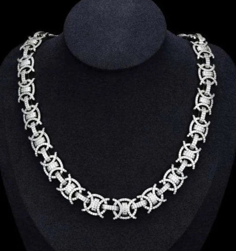 15mm Horn Link Moissanite Chain - Uniquely You Online - Chain