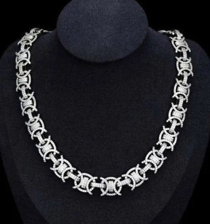 15mm Horn Link Moissanite Chain - Uniquely You Online - Chain