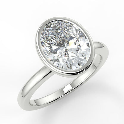 2ct Oval Moissanite Ring - Uniquely You Online - Ring