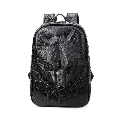 3D Wolf Stud Backpack - Uniquely You Online - Backpack