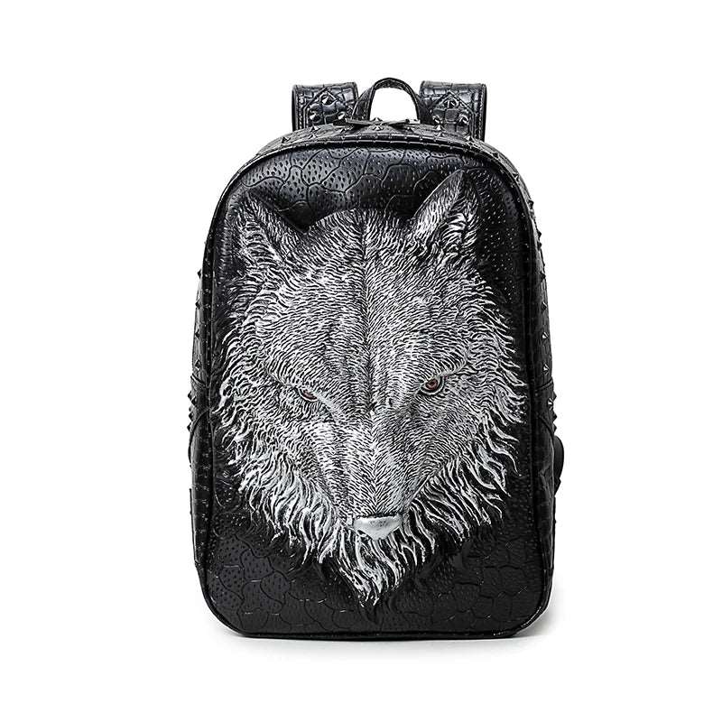 3D Wolf Stud Backpack - Uniquely You Online - Backpack